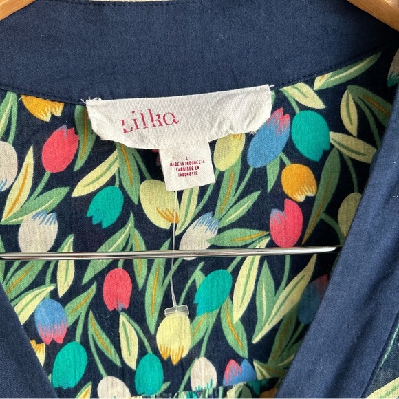 NEW Anthropologie | Lilka Tulip Print Romper with Belt - Picture 5 of 10